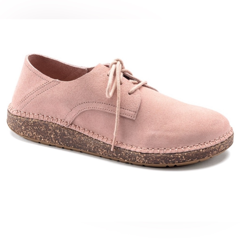 Birkenstock Women’s Gary Dusty Rose Pink Suede Casual Shoes Sz 6 6.5 7 37 E Wide